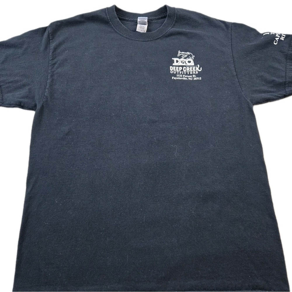 Deep Creek Outfitters Cape Fear River Men's Tshirt Fishing Oitdoor Size Large